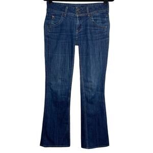 Hudson Jeans Dark Wash Beth Midrise Baby Bootcut Jean 25
